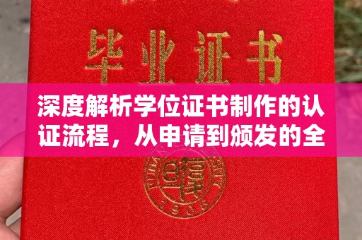 南市深度解析学位证书制作的认证流程，从申请到颁发的全攻略